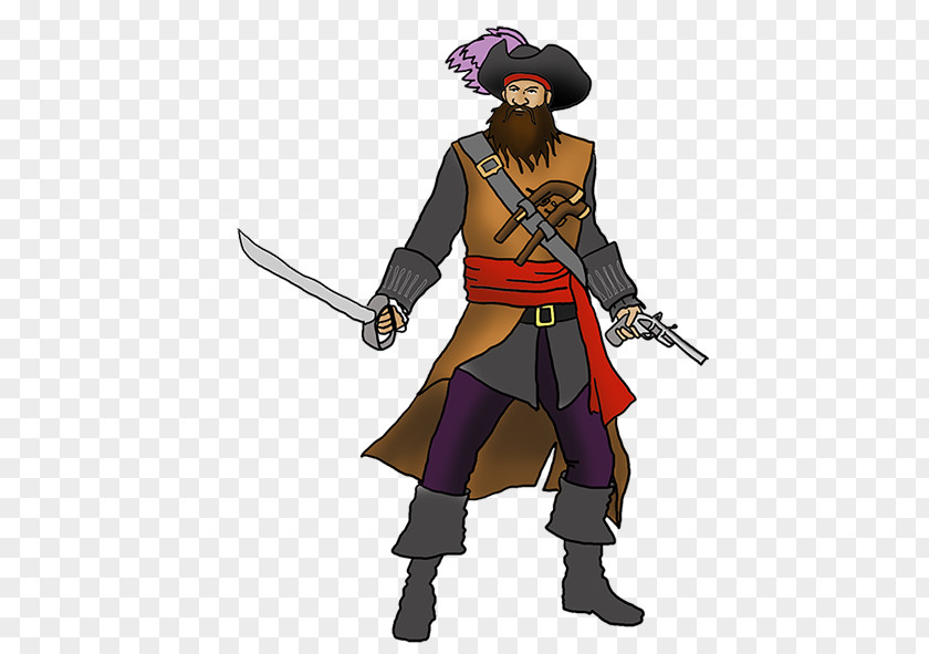 Cartoon Pirate Cliparts Captain Hook Piracy Silhouette Clip Art PNG