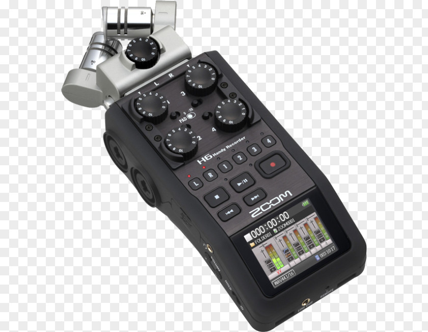 Microphone Zoom Corporation H4n Handy Recorder H2 Digital Recording PNG