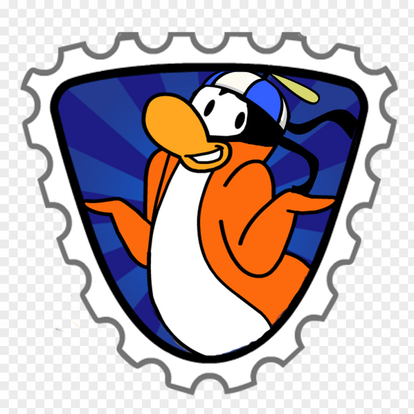 Penguin Club Island Postage Stamps Game PNG