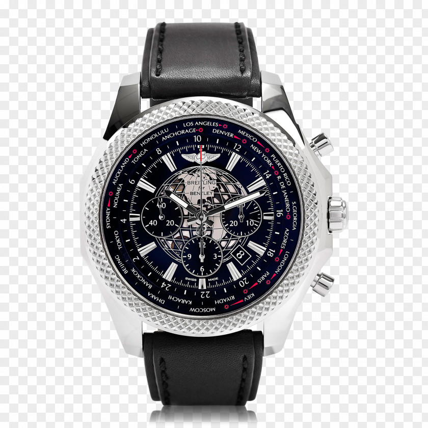 Rolex Watch Chronograph Strap Leather Sekonda PNG