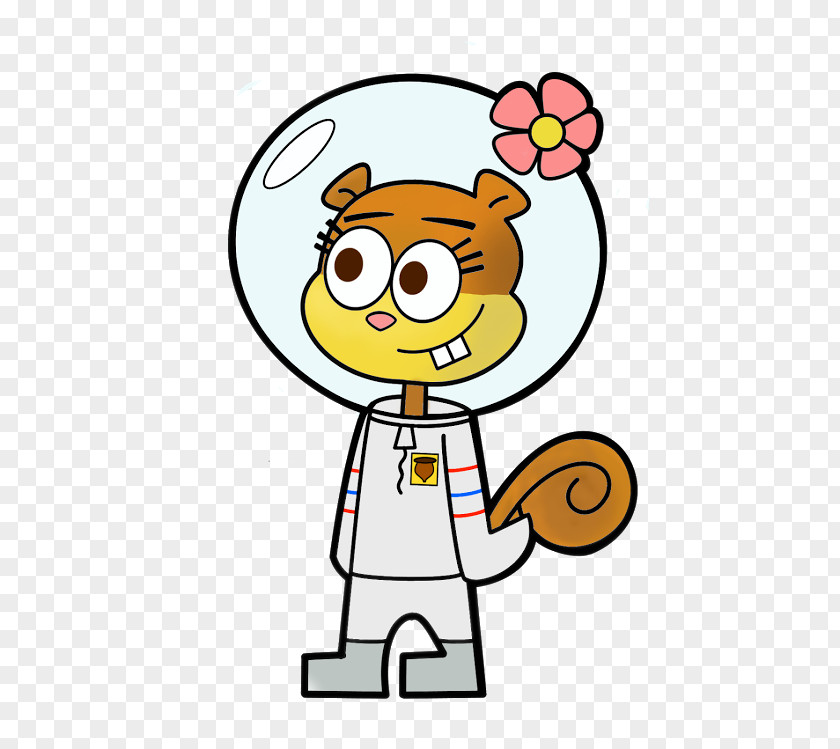 Sandy Cheeks Nicktoons YouTuber Cartoon Fan Art PNG