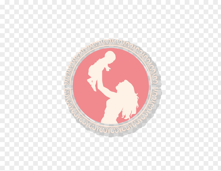 Silhouette Of Mother And Child Text Zazzle P!nk Font PNG