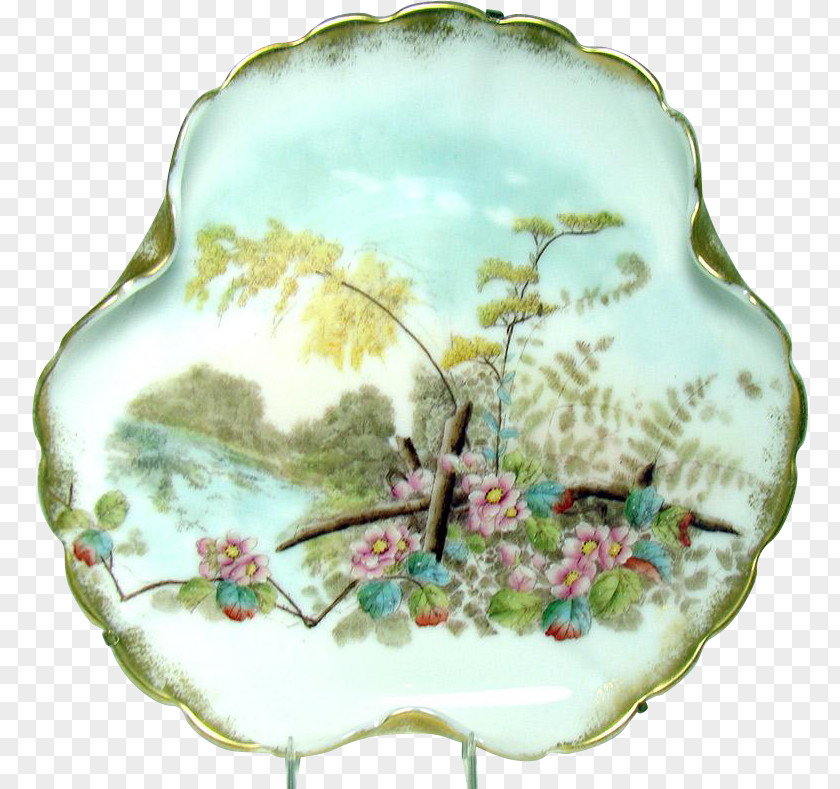 Plate Antique Porcelain Collectable Glass Art PNG