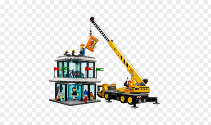 Toy LEGO 60026 City Town Square Monster Truck Transporter Lego Minifigure PNG