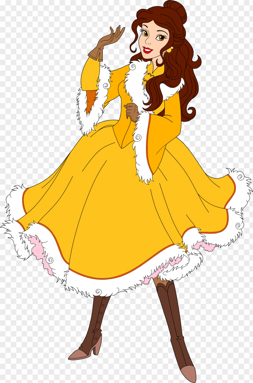 Belle Disney Princess Drawing Art PNG