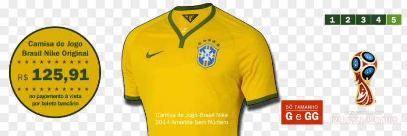 Camisa Brasil 2014 FIFA World Cup Brazil National Football Team T-shirt 2018 PNG