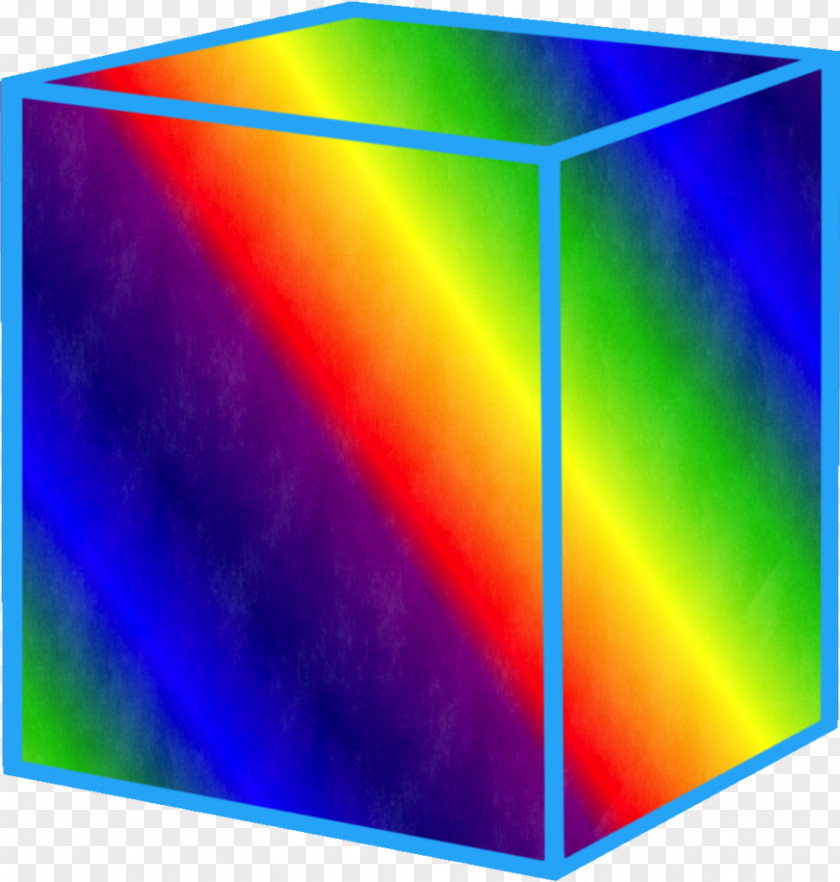 Light Rainbow Cube Shops PNG