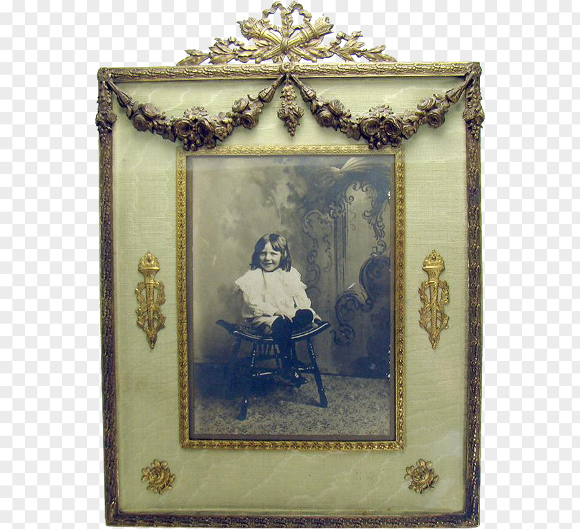 Bronze Frame Picture Frames Gilding Wall PNG