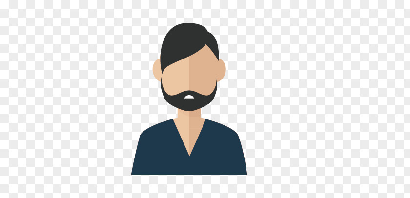 Cartoon Man Nose Facial Hair Illustration PNG