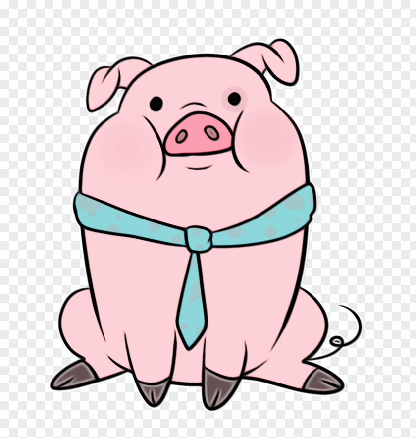 Domestic Pig Snout Cartoon Pink Nose Suidae PNG