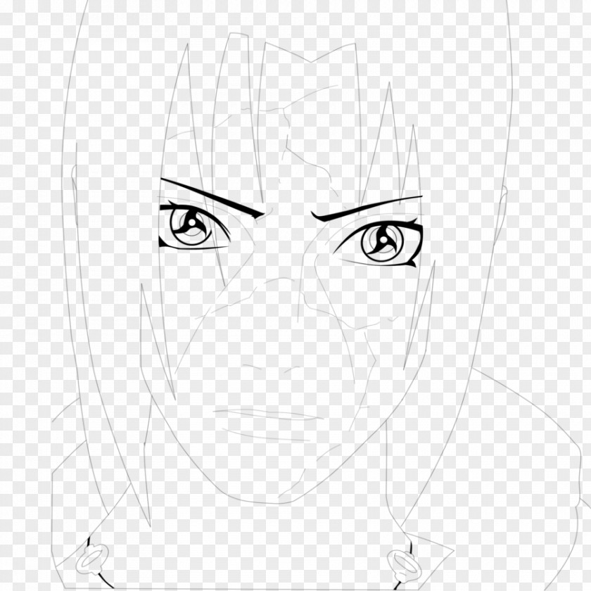 Eye Eyebrow Cheek Sketch PNG