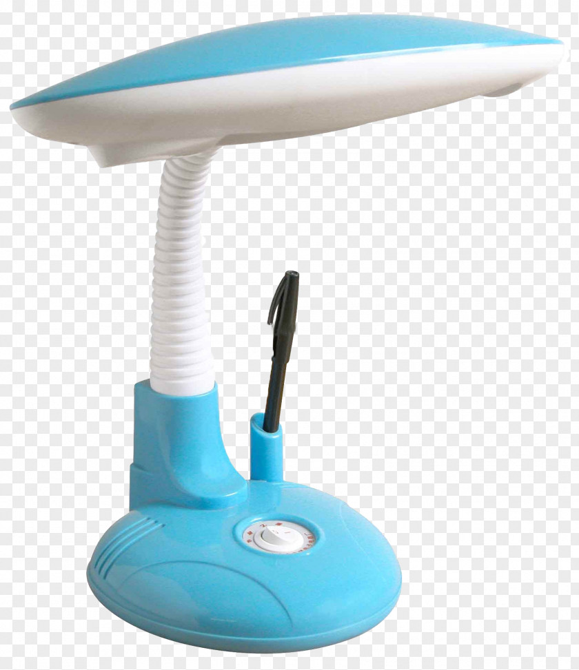 Free Blue Table Lamp Creative Pull Material Lampe De Bureau Designer PNG