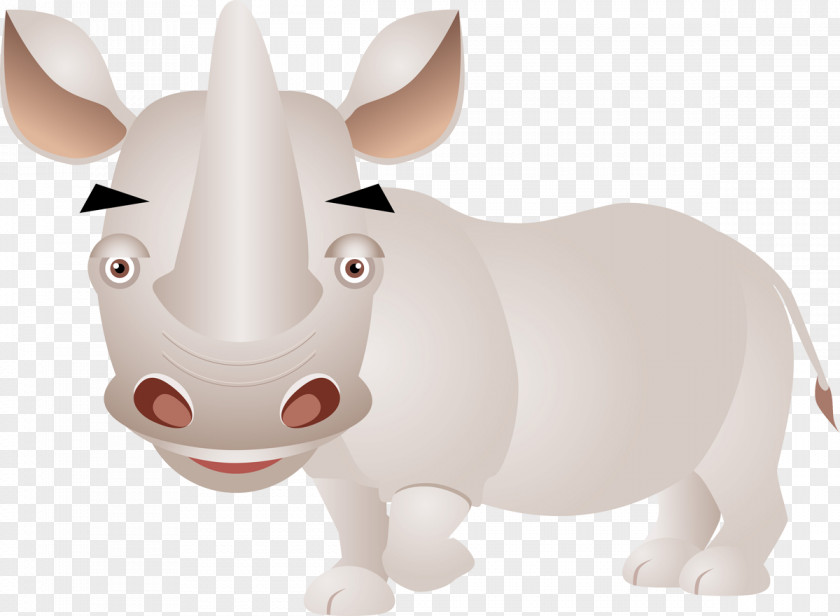 Rhino Rhinoceros Horse Animal Clip Art PNG