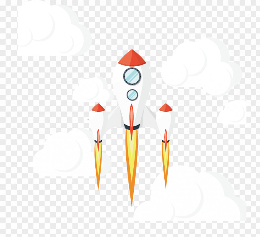 Rocket Graphic Design Text Illustration PNG