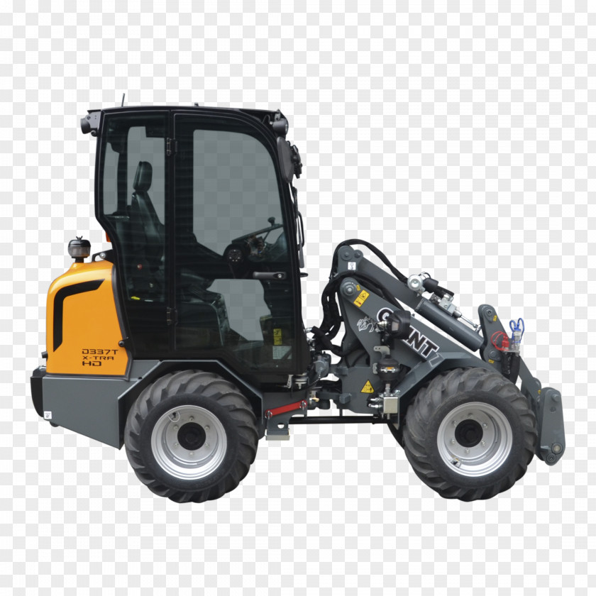 Tractor TOBROCO Machines Loader Helmink Verhuur PNG