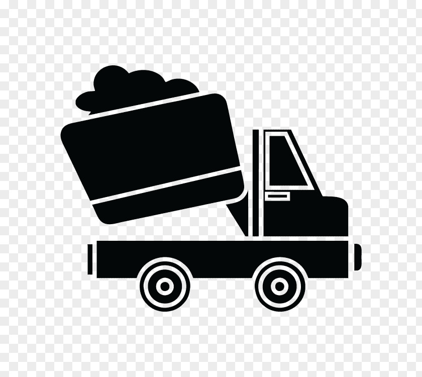 Dump Truck Pictogram Architectural Engineering PNG