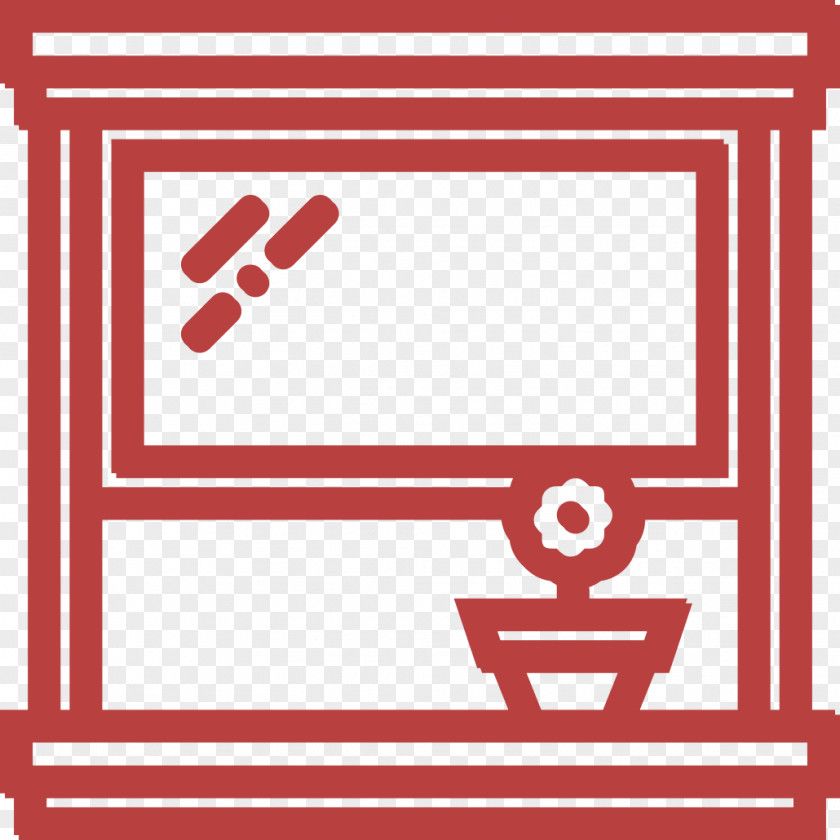 Household Set Icon Window PNG