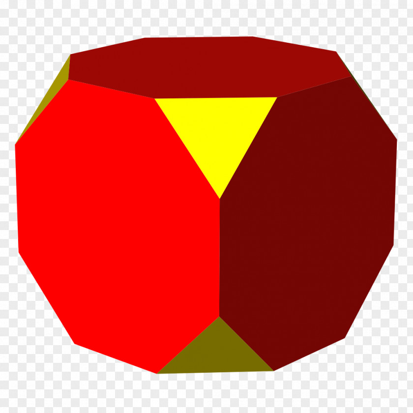 Uniform Polyhedron Cuboctahedron PNG