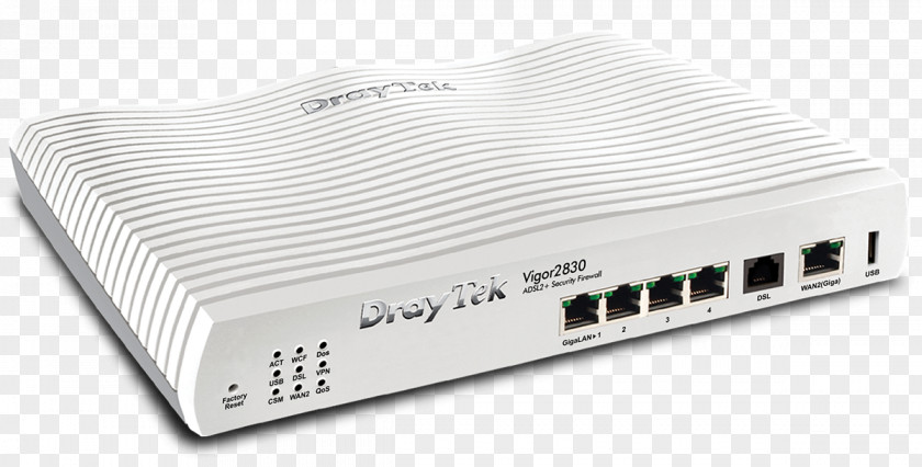 Wireless Router Draytek Vigor 2830 DSL Modem PNG