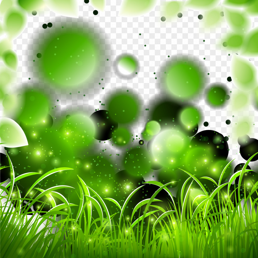 Dream Green Dots PNG