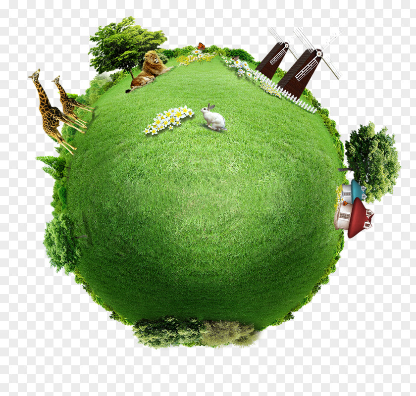 Earth Green Natural Environment Image Design PNG