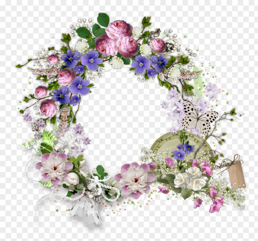Flowers In Clusters LiveInternet Picture Frames PNG