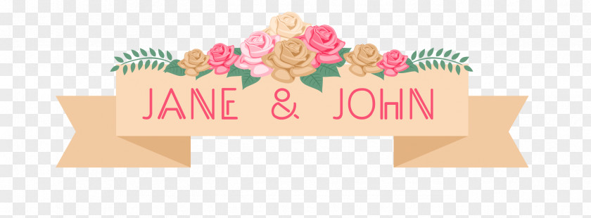 Hand-painted Roses Border PNG