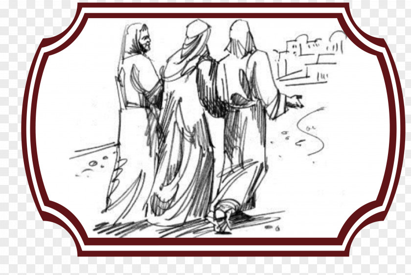 Road To Emmaus Appearance Gospel Of Luke Bible Miracles Jesus PNG