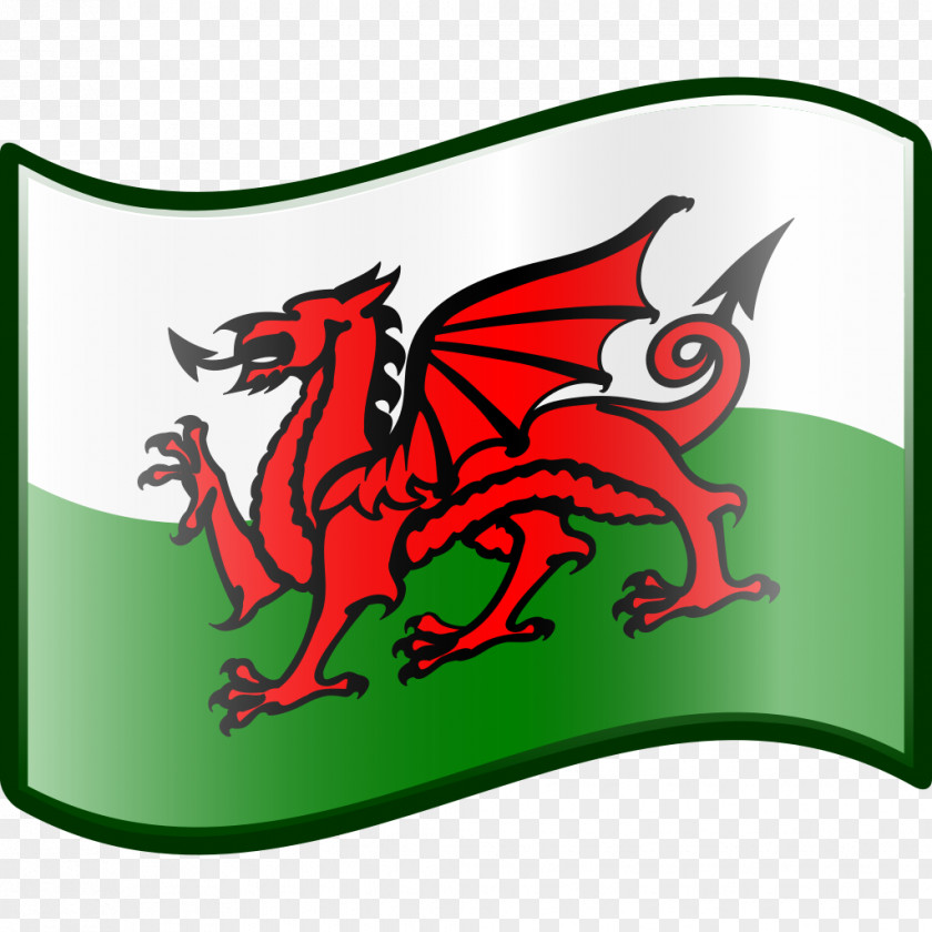 Simplified Flag Of Wales Welsh Clip Art PNG