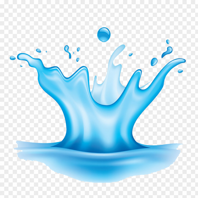 Splash And Spray Water Droplets PNG