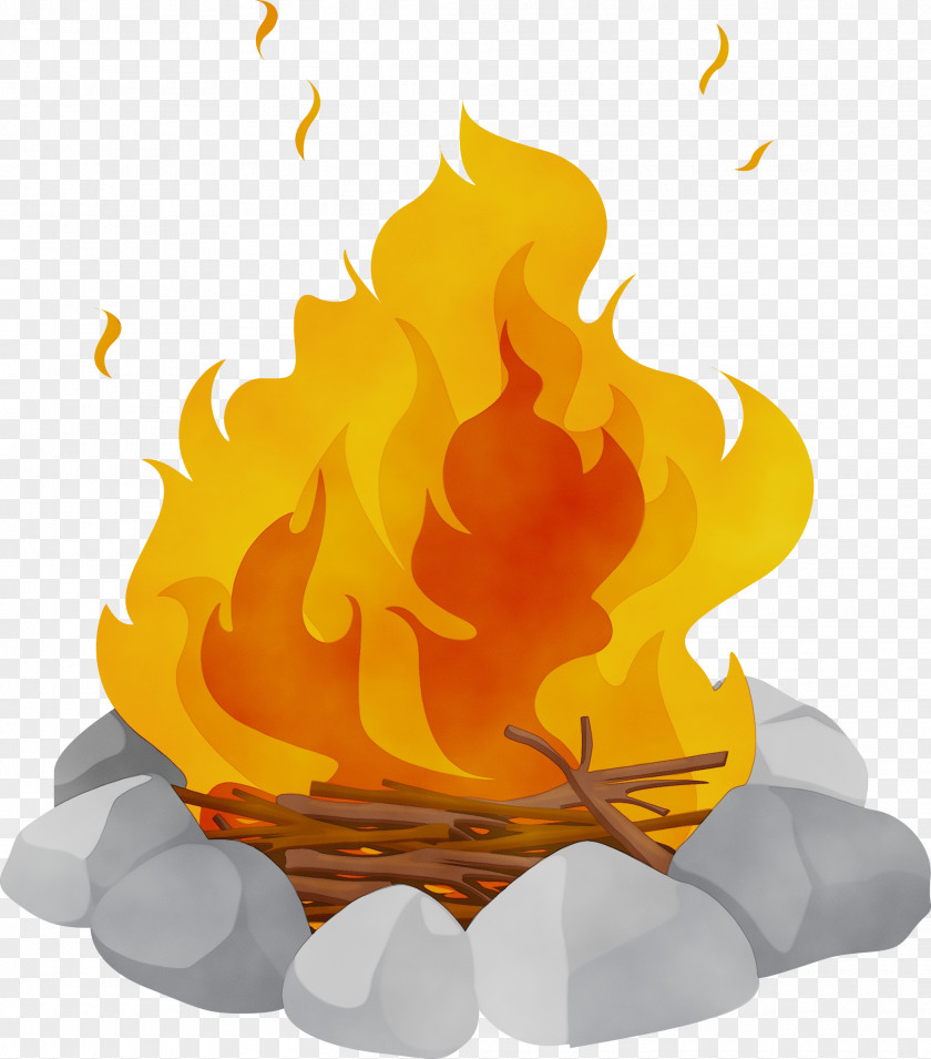 Art Heat Campfire Design PNG