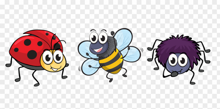 Cartoon Bug Insect Bee Clip Art PNG