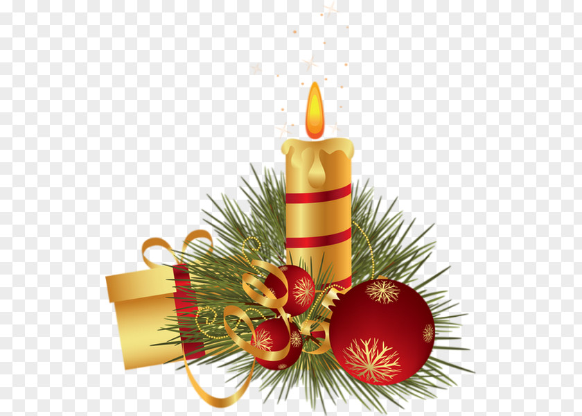 Christmas Ornament Candle Map Post Cards PNG