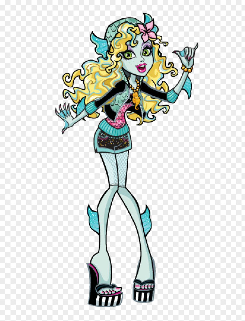 Lagoon Monster High Doll Ever After PNG
