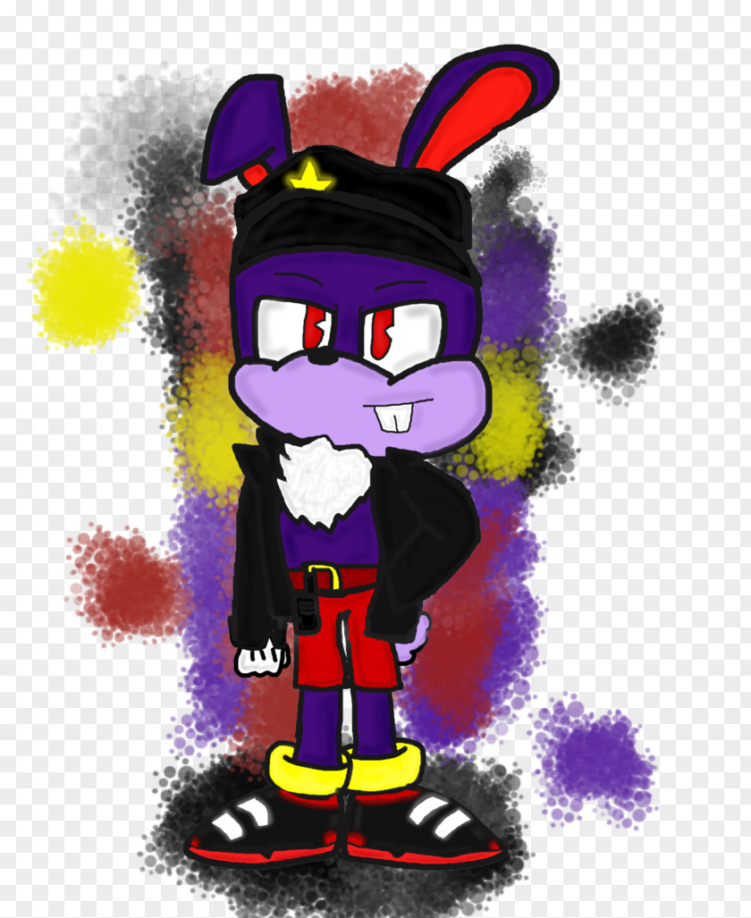 Purple Rabbit Ears Clip Art Illustration Pattern Character PNG