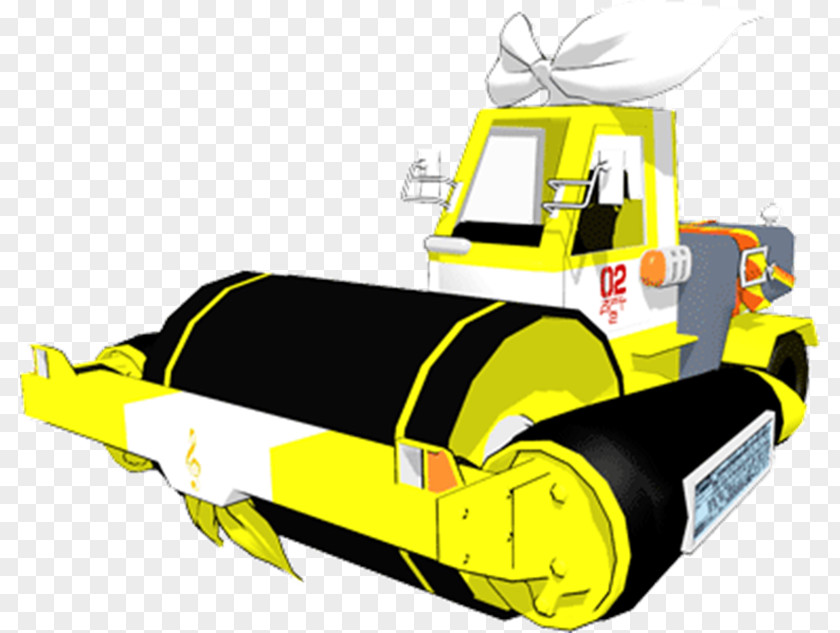 Road Roller Kagamine Rin/Len Heavy Machinery PNG