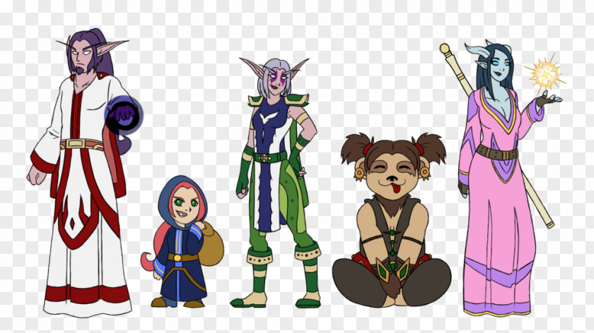 Warcraft Characters Costume Design Fiction Cartoon PNG