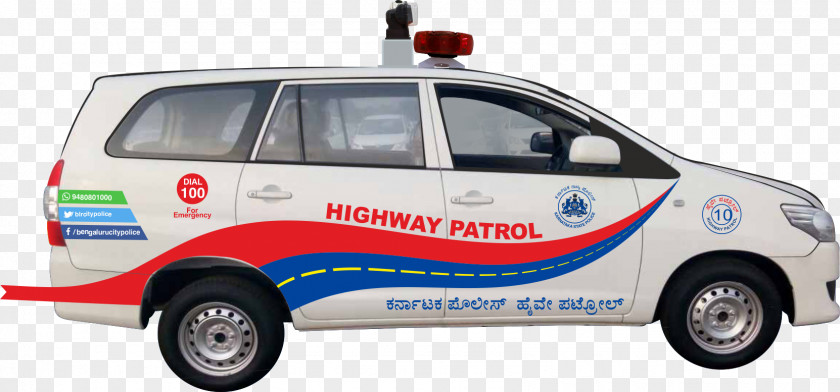 Car Karnataka Police Highway Patrol PNG