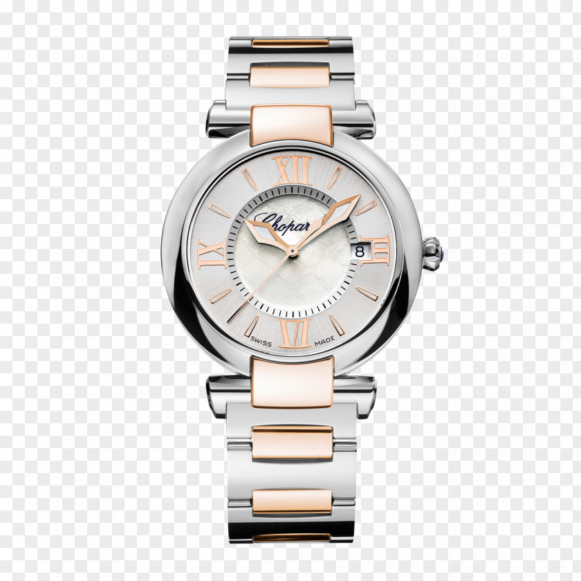 Diamond Bezel Chopard Automatic Watch Movement Jewellery PNG