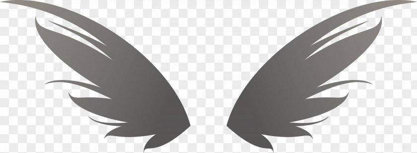 Monochrome Vector Wing Wings PNG