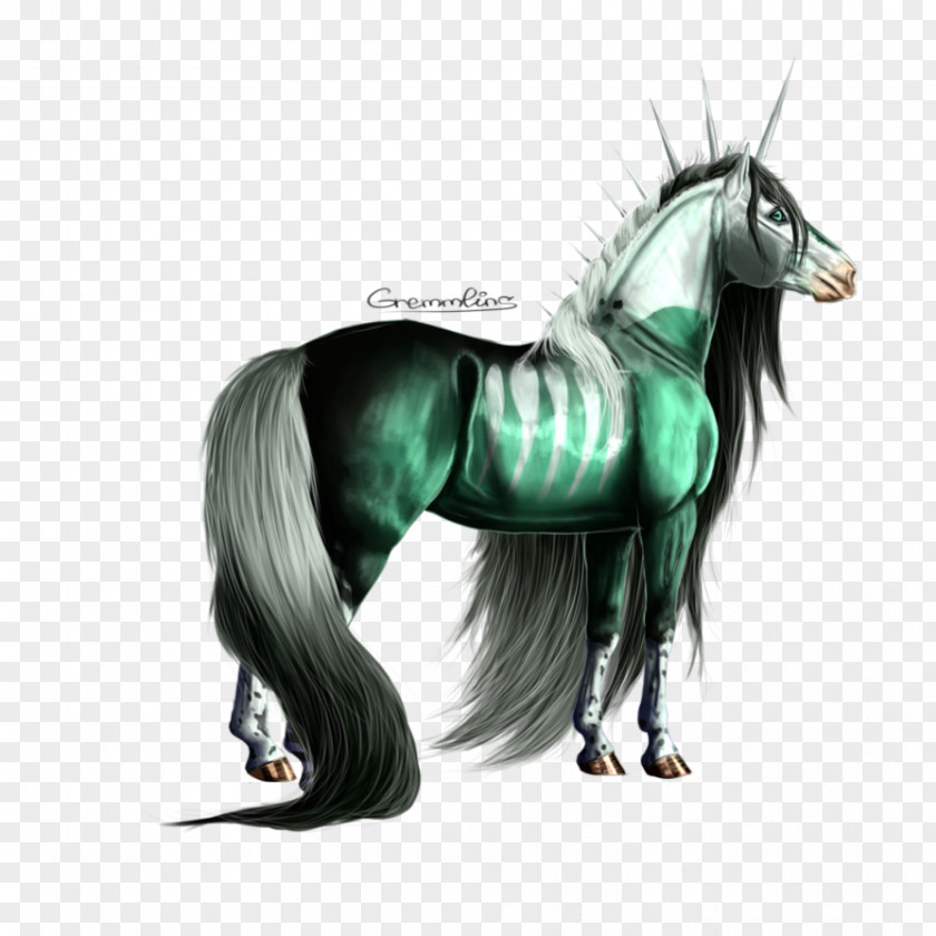 Mustang Stallion Unicorn Illustration Pack Animal PNG