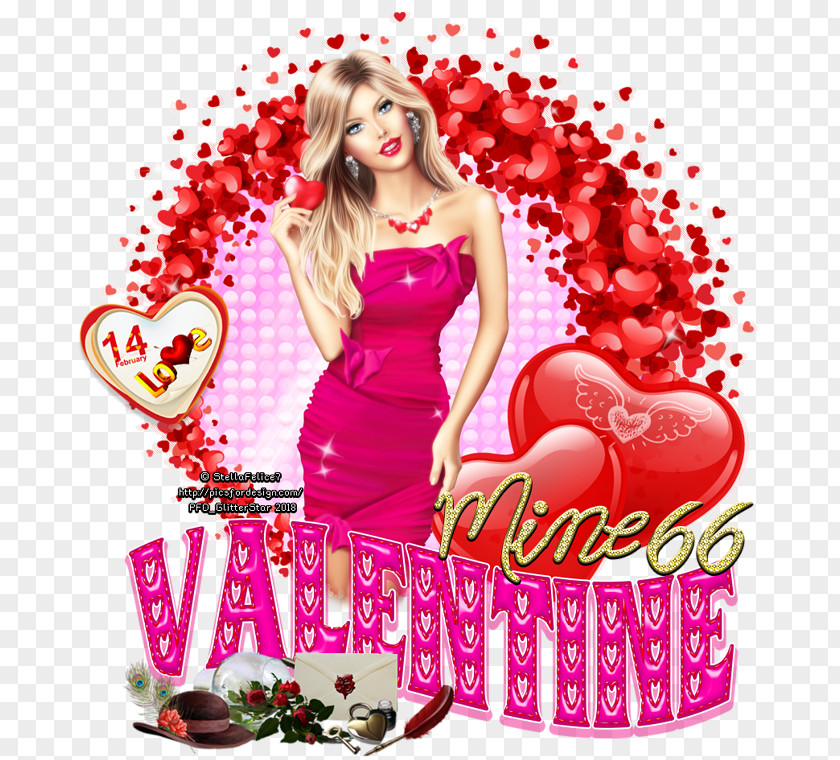 Valentine's Day Beach Rose Clip Art PNG