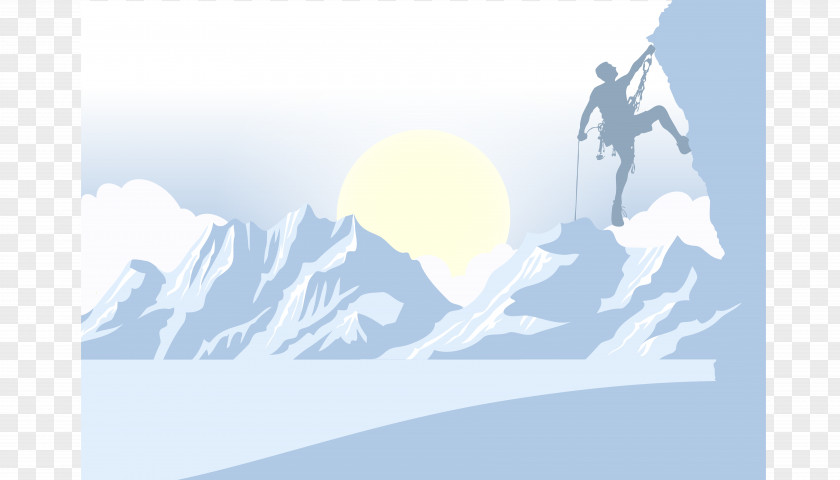 Adventure Climb Snow Mountain Graphic Design Euclidean Vector Silhouette PNG