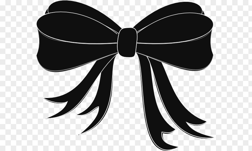 BLACK RIBBON Bow Tie Black Clip Art PNG
