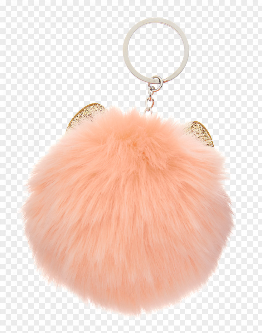 Fur Pink M Key Chains PNG