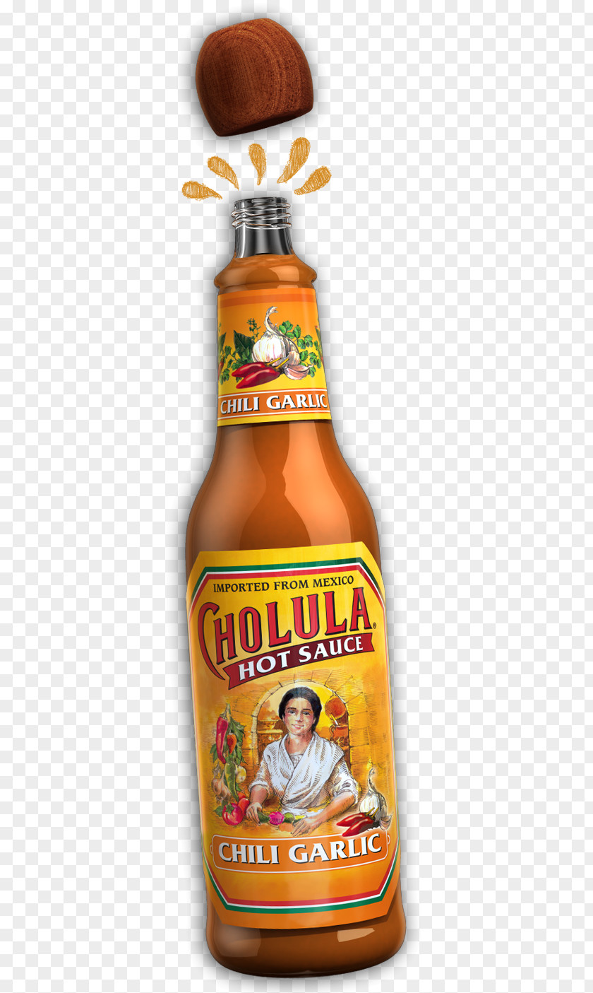 Garlic Cholula Hot Sauce Chili Con Carne Mexican Cuisine Pepper PNG