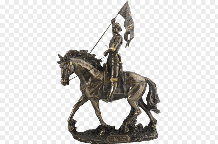 Joan Of Arc Jeanne D'Arc Horse Equestrian Statue Figurine PNG