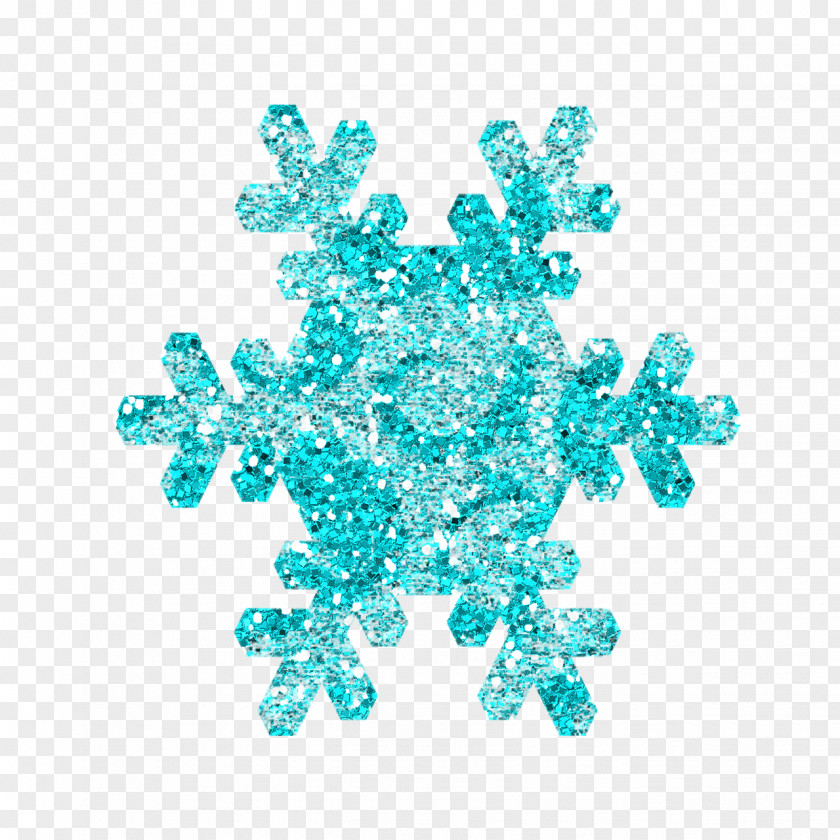 Snowflake Blue PNG