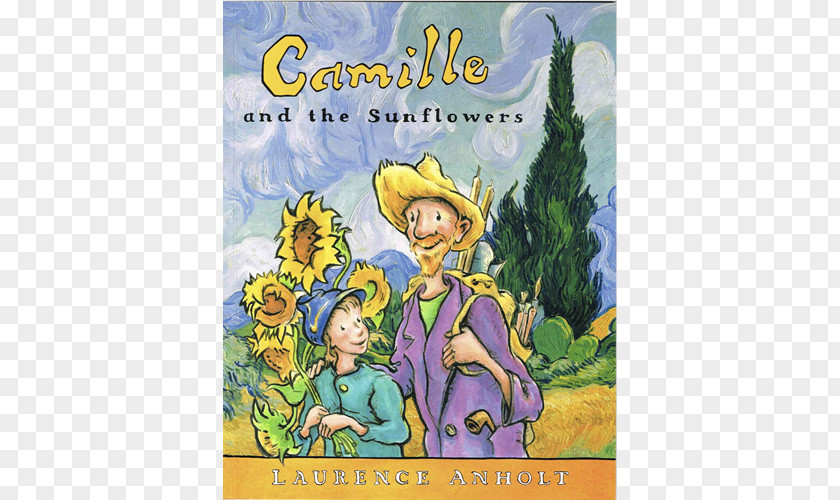 Book Camille And The Sunflowers: A Story About Vincent Van Gogh Anholt's Artists Activity Magical Garden Of Claude Monet Stone Girl, Bone Girl: Mary Anning Author PNG