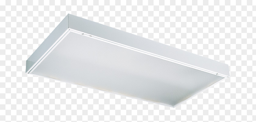 Commercial Fluorescent Ceiling Light Fixtures Rectangle Product Design PNG